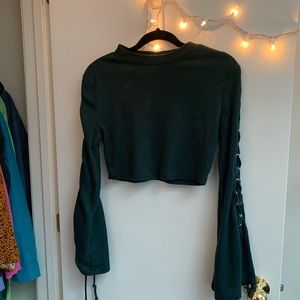 70s style crop top